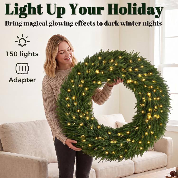 Light Up Your Holiday  
Bring magical glowing effects to dark winter nights

- 150 lights
- Adapter