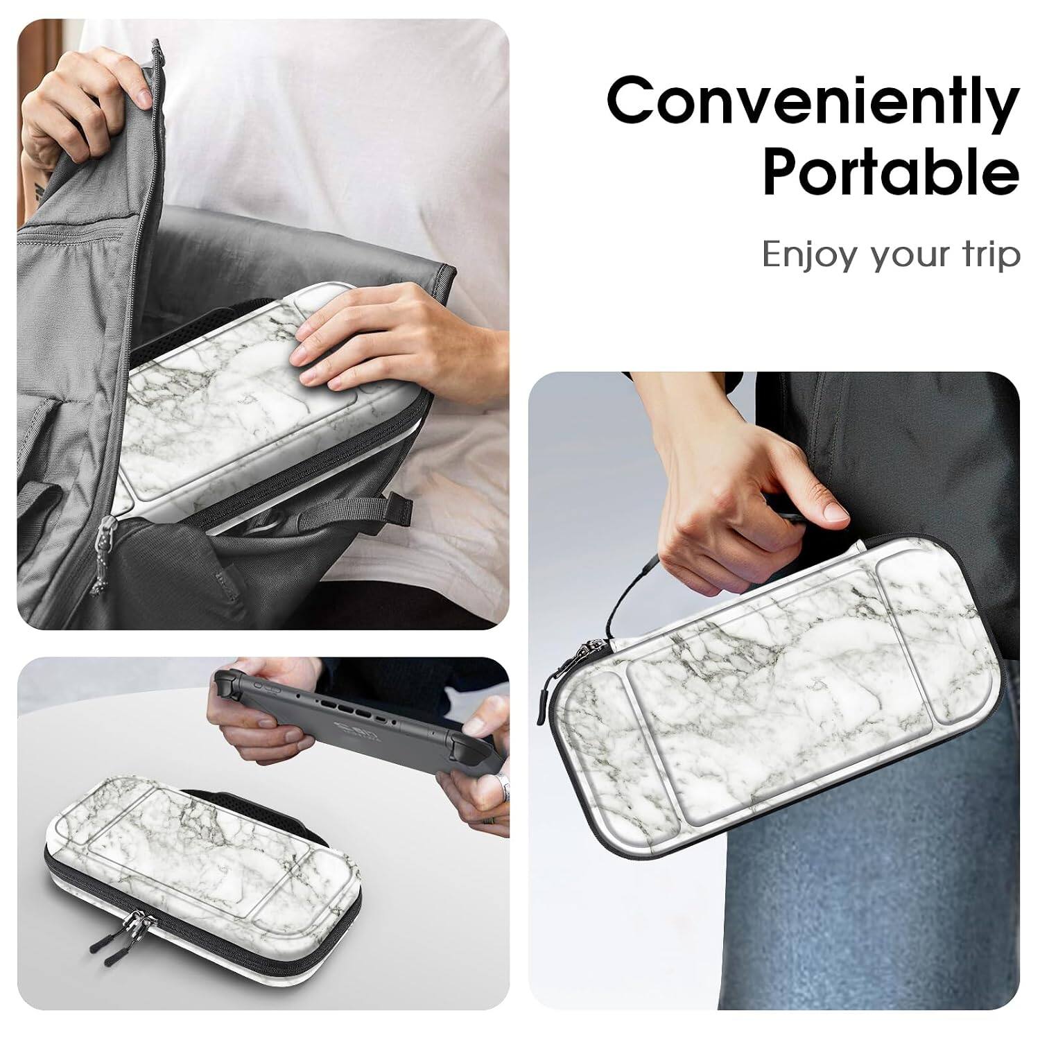 Conveniently Portable  
Enjoy your trip