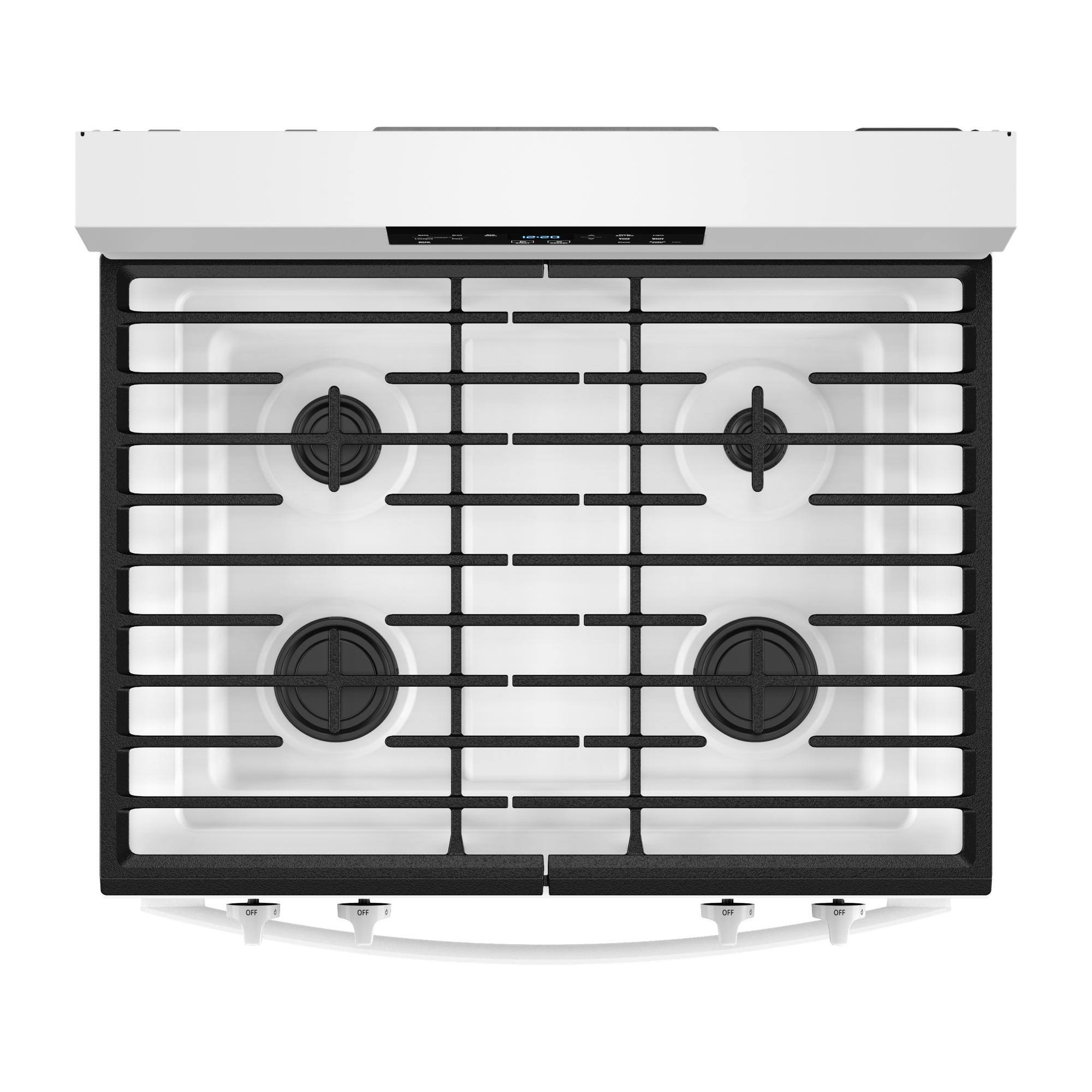 Alt View 13. Whirlpool - 5.3 Cu. Ft. Freestanding Gas Range with Cooktop Flexibility - White.