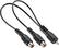 Front. Insignia™ - Male-to-Female RCA Y-Adapter - Black.