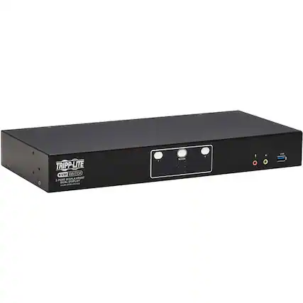 TRIPP-LITE KVM SWITCH 2-PORT DISPLAYPORT DUAL DISPLAY MODEL W006-DP3UAZ