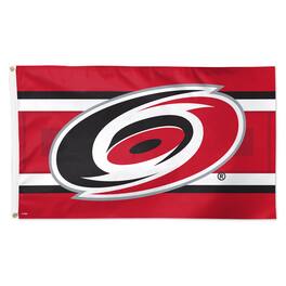 WinCraft - Carolina Hurricanes 3' x 5' Team Stripe Deluxe Single-Sided Flag - Multicolor