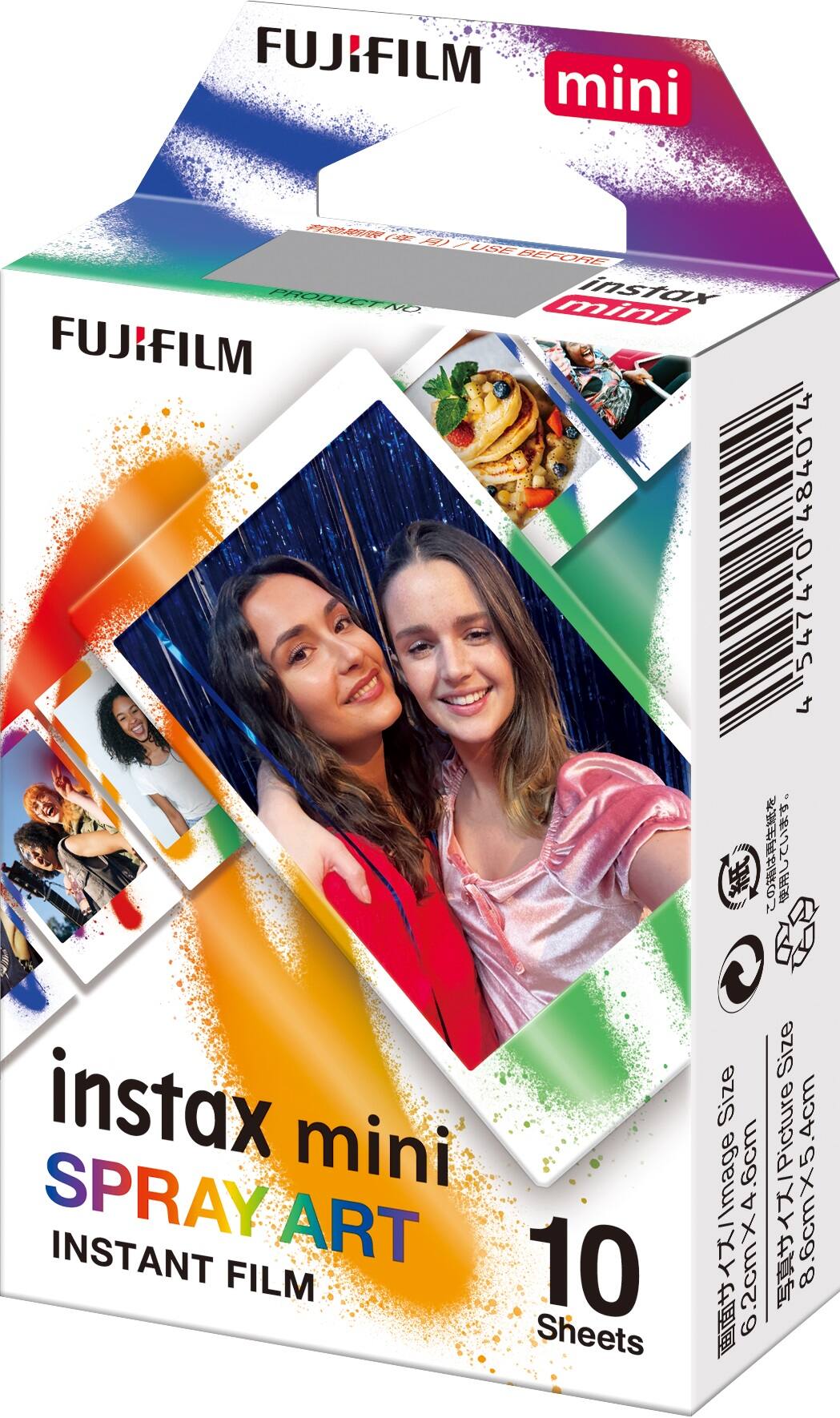 Angle. Fujifilm - instax mini Specialty Instant Film 10pk - Spray Art.