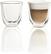 Angle. De'Longhi - 6-Oz. Cappuccino Glasses (2-Pack) - Glass.