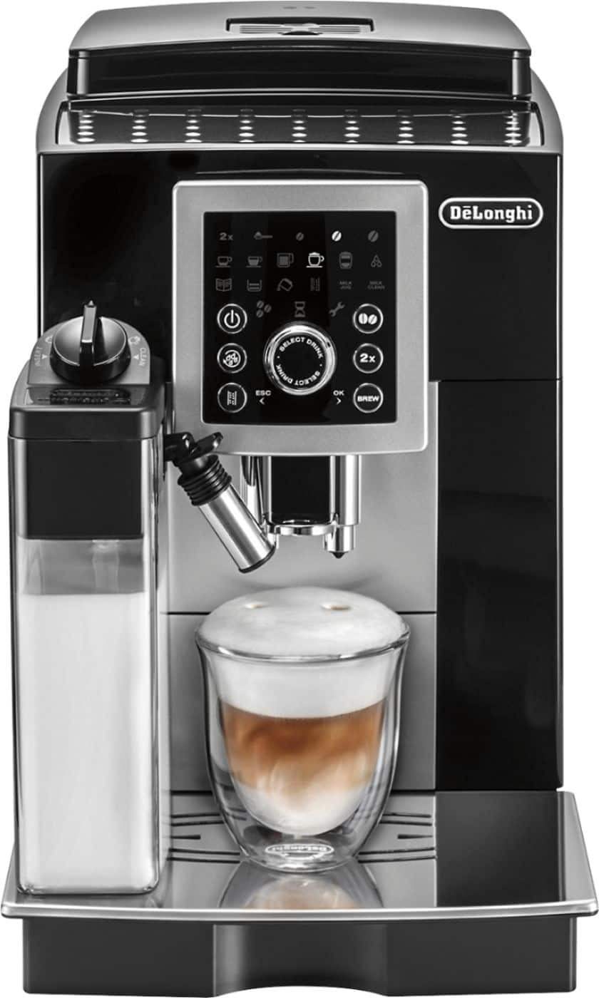 De'Longhi Magnifica S Espresso Machine with 15 bars of pressure and  intergrated grinder Silver/Black ECAM23260SB - Best Buy