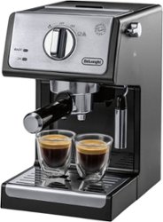 De'Longhi - Espresso Machine with 15 bars of pressure - Black - Angle_Zoom