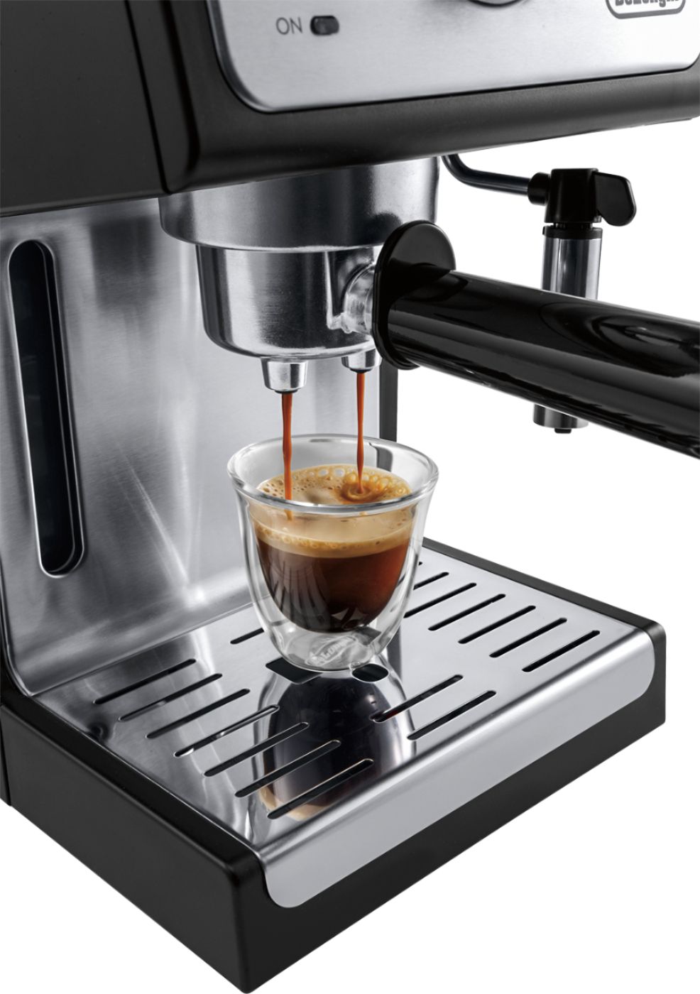 Best Buy: De'Longhi 10-Cup Coffee Maker and Espresso Maker with 15 bars of  pressure Stainless steel BCO430