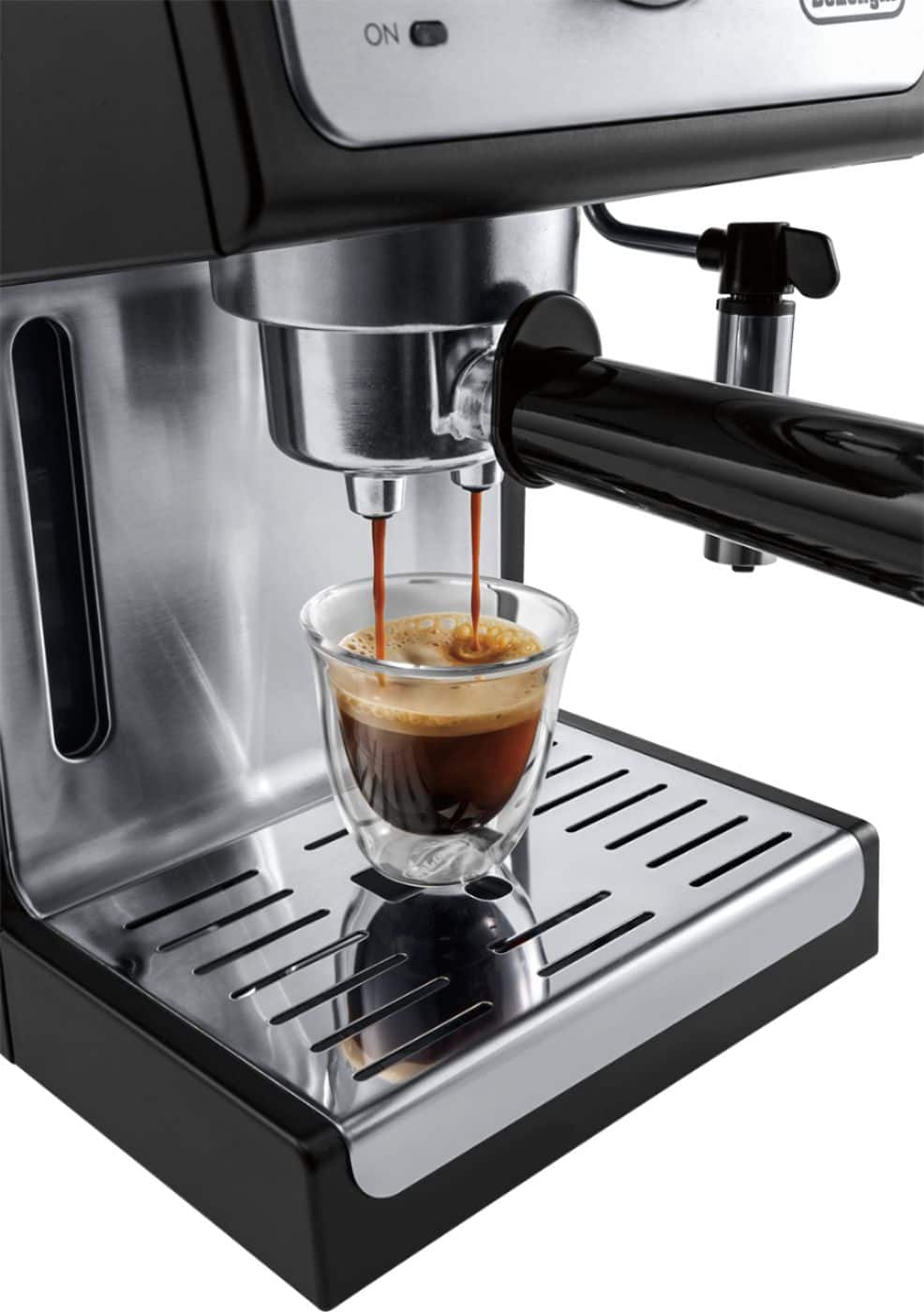 Alt View 1. De'Longhi - Espresso Machine with 15 bars of pressure - Black.