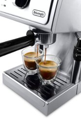 De'Longhi - Manual Espresso Machine - Stainless Steel - Front_Zoom