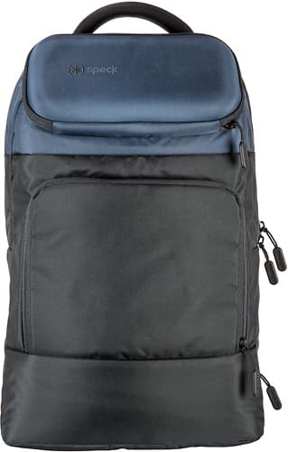 Speck - MightyPack Backpack - Black/Blue/Gray - Larger Front