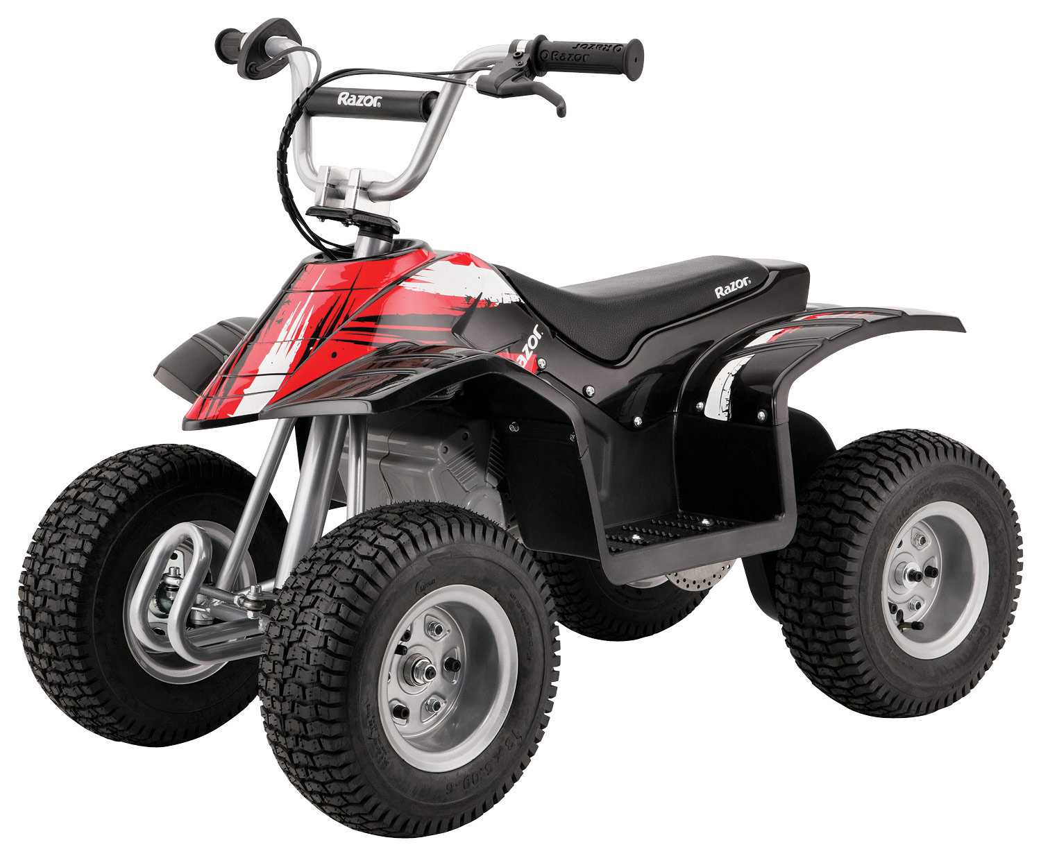 Photo 1 of **TESTED AND FUNCTIONS**
 Razor Dirt Quad - 24V Electric 4-Wheeler ATV - Twist-Grip Variable-Speed Acceleration Control, Hand-Operated Disc Brake, 12" Knobby Air-Filled Tires
