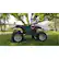 Front. Razor - Dirt Quad 24V Electric 4-Wheeler Ride-On for Kids 8+ - Black.
