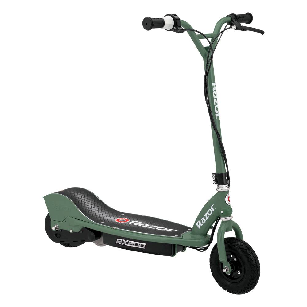 Angle View: Razor - RX200 Electric Scooter w/12 mph Max Speed - Green