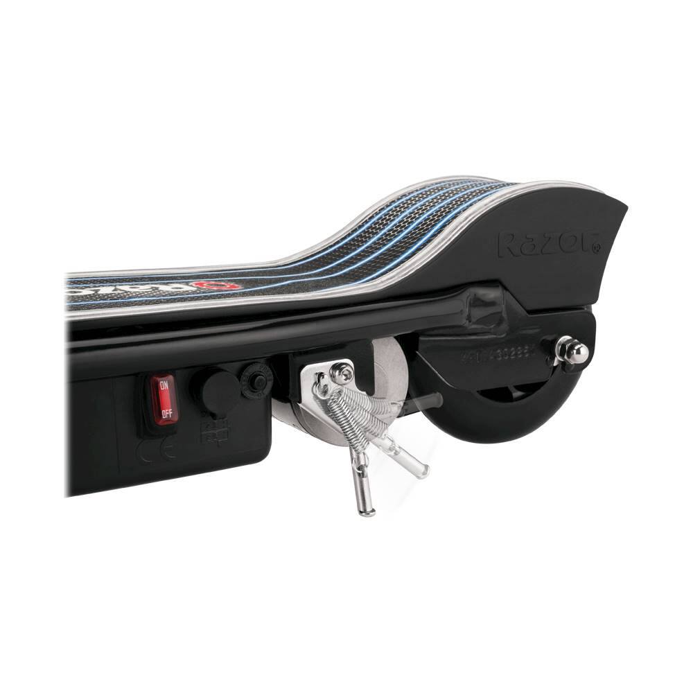 Alt View 11. Razor - E100 Glow Electric Scooter w/10 mph Max Speed - Black/Blue.