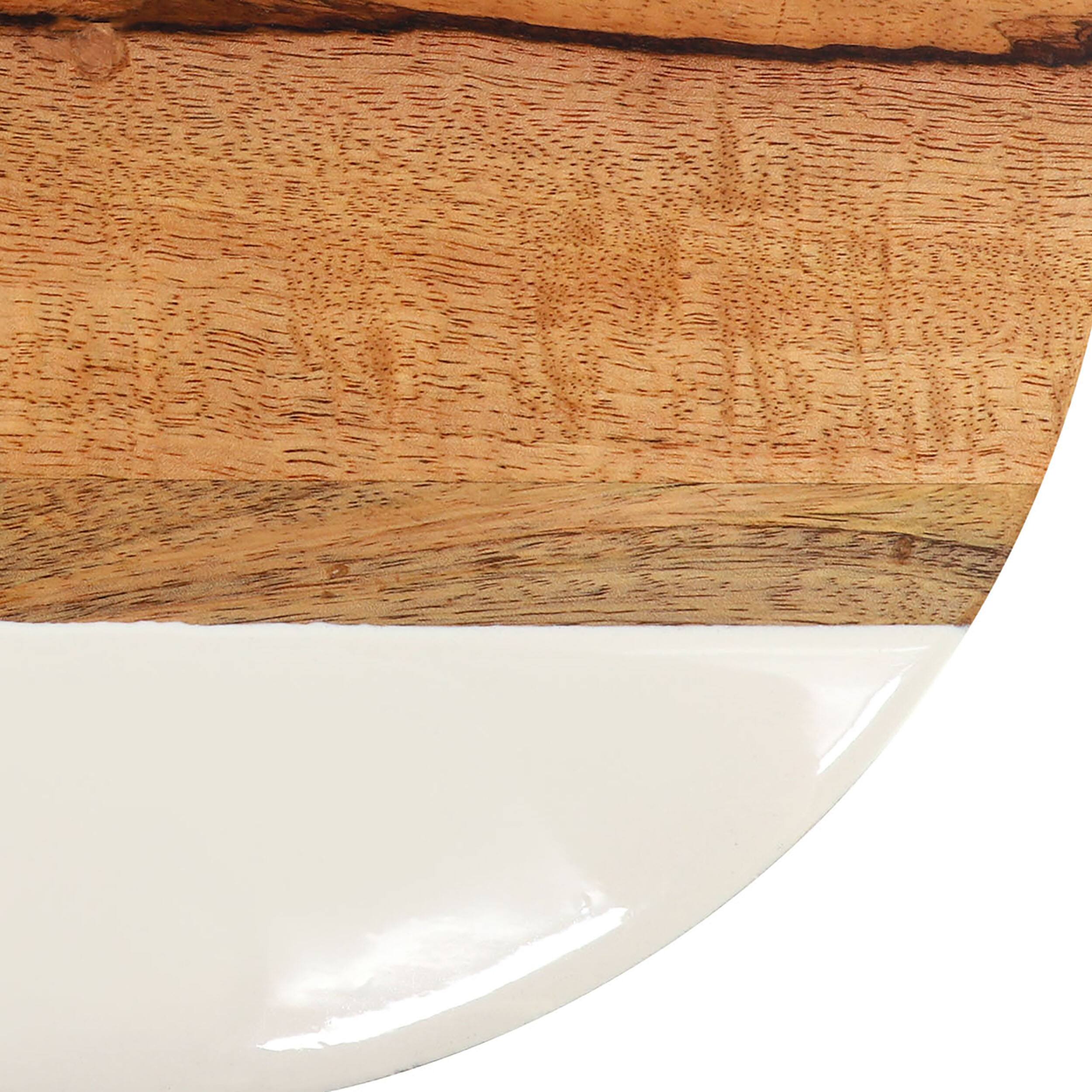 Alt View 4. Gibson - Gibson Home 12 Inch Duo Tone Round Wood Serving Board - Brown.