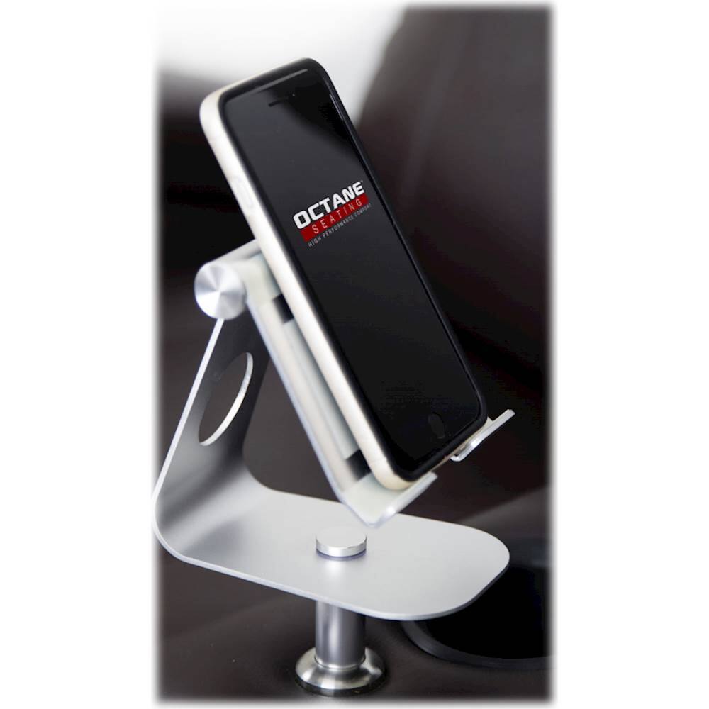 Best Buy Octane Seating Phone & Tablet Holder Silver/Black PASIH