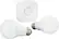 Front. Philips - Hue A19 60W Equivalent Wireless Starter Kit - White.