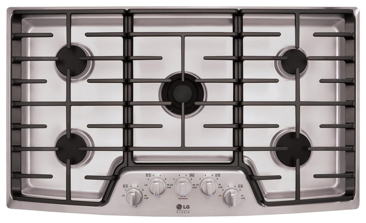 Best Buy LG Studio 36" BuiltIn Gas Cooktop Stainless Steel LSCG366ST