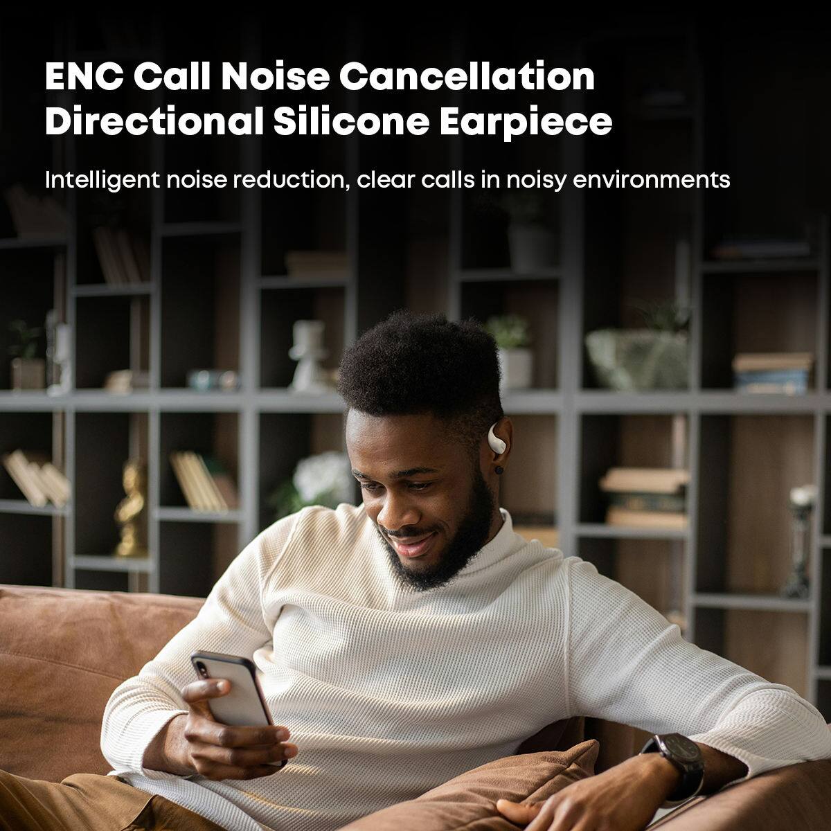 ENC Call Noise Cancellation Directional Silicone Earpiece

Intelligent noise reduction, clear calls in noisy environments
