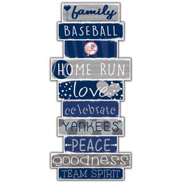 Fan Creations - New York Yankees 5'' x 24'' Celebrations Stack Sign - Multicolor