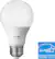 Front. Philips - Hue White A19 Smart LED Bulb - White.