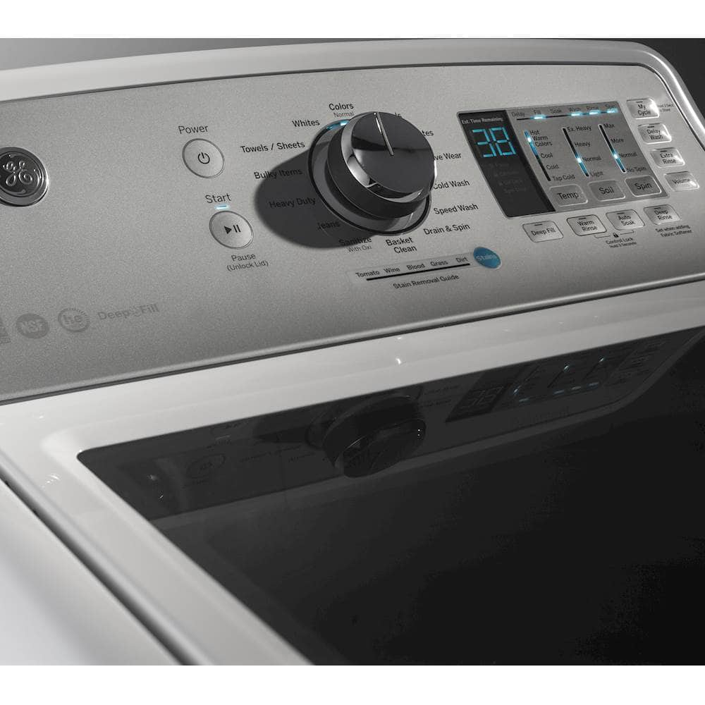 Alt View 12. GE - 4.6 Cu. Ft. 14-Cycle Top-Loading Washer.