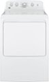 Front Zoom. GE - 7.2 Cu. Ft. Electric Dryer - White.