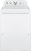 GE - 7.2 Cu. Ft. Electric Dryer - White - Front_Zoom