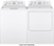 Alt View 15. GE - 7.2 Cu. Ft. Electric Dryer - White.