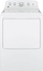 GE - 7.2 Cu. Ft. Gas Dryer - White - Front_Standard
