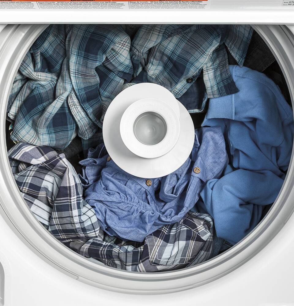 Alt View 11. GE - 4.2 Cu. Ft. 14-Cycle Top-Loading Washer - White.