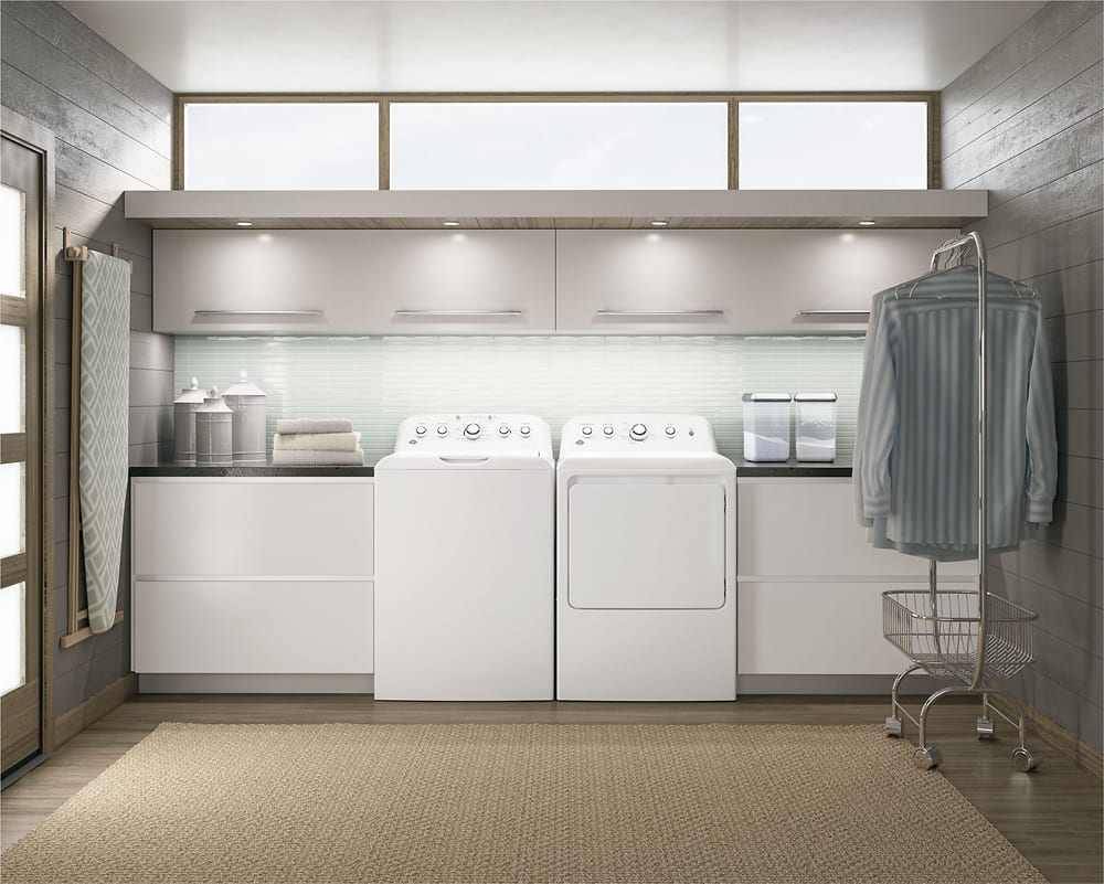 Alt View 16. GE - 4.2 Cu. Ft. 14-Cycle Top-Loading Washer - White.