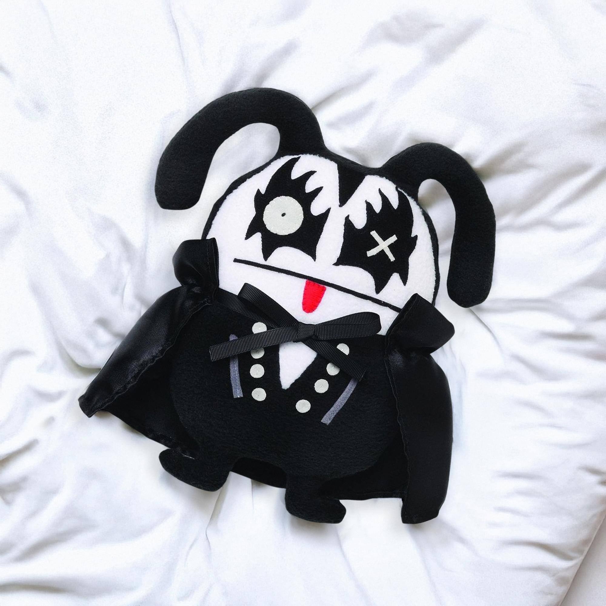 Alt View 2. Enesco - Ugly Doll Kiss 11" Plush Ox Demon - Black.
