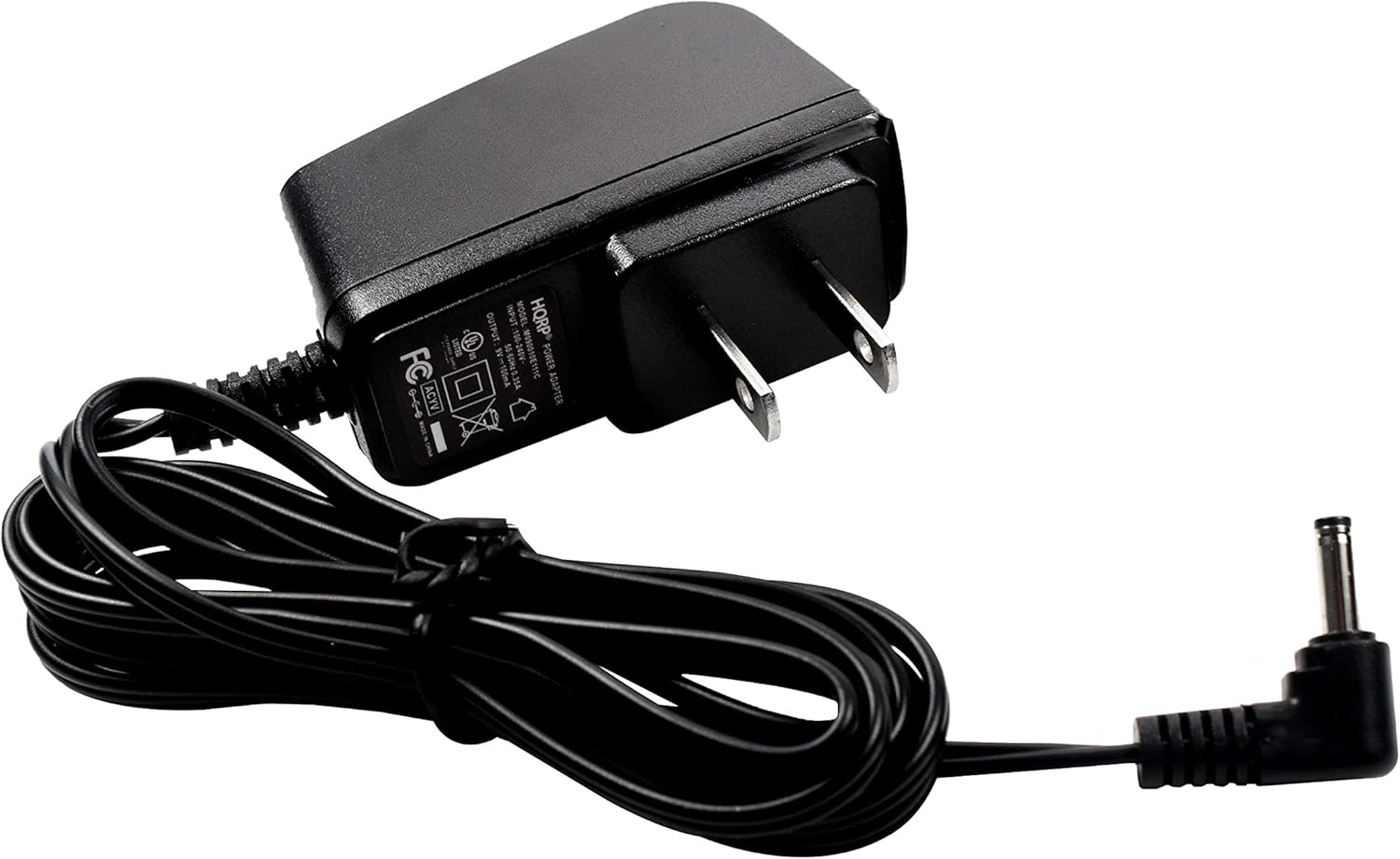 OUTPUT: 13.00V, 1.00A  
INPUT: 100-240V~50/60Hz, 0.3A  
MODEL: HQRP sSn  
POWER: 13.00W  
ADAPTER: FC WOSA  
TYPE: AC/DC