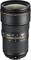 Nikon - AF-S NIKKOR 24-70mm f/2.8E ED VR Wide-Angle Zoom Lens - Black - Front_Zoom