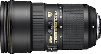 Nikon AF S NIKKOR 24 70mm f/2.8E ED VR Wide Angle Zoom Lens Black Nikon AF S NIKKOR 24 70mm f/2.8E ED VR Wide Angle Zoom Lens Black
