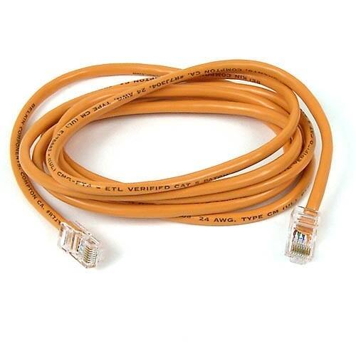 Front Standard. Belkin - Cat5e Patch Cable - Orange.