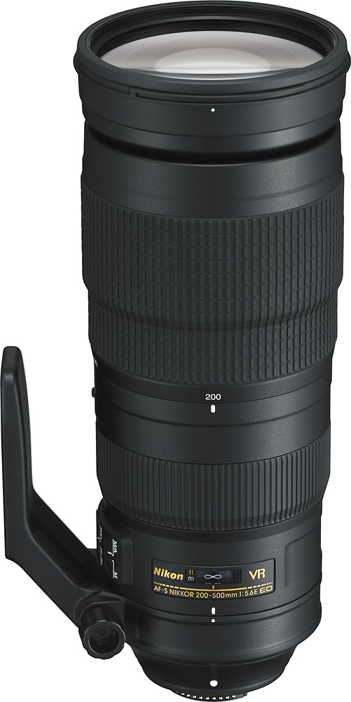 カメラ レンズ(ズーム) Nikon AF-S NIKKOR 200-500mm f/5.6E ED VR Super Telephoto Zoom Lens Black  20058 - Best Buy