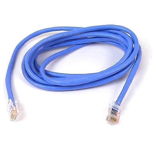 Front Standard. Belkin - Cat5e Patch Cable - Blue.