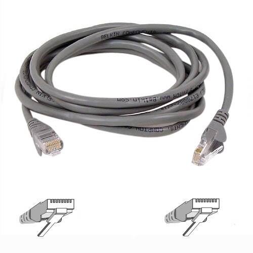 Front Standard. Belkin - Cat6 UTP Patch Cable - Gray.