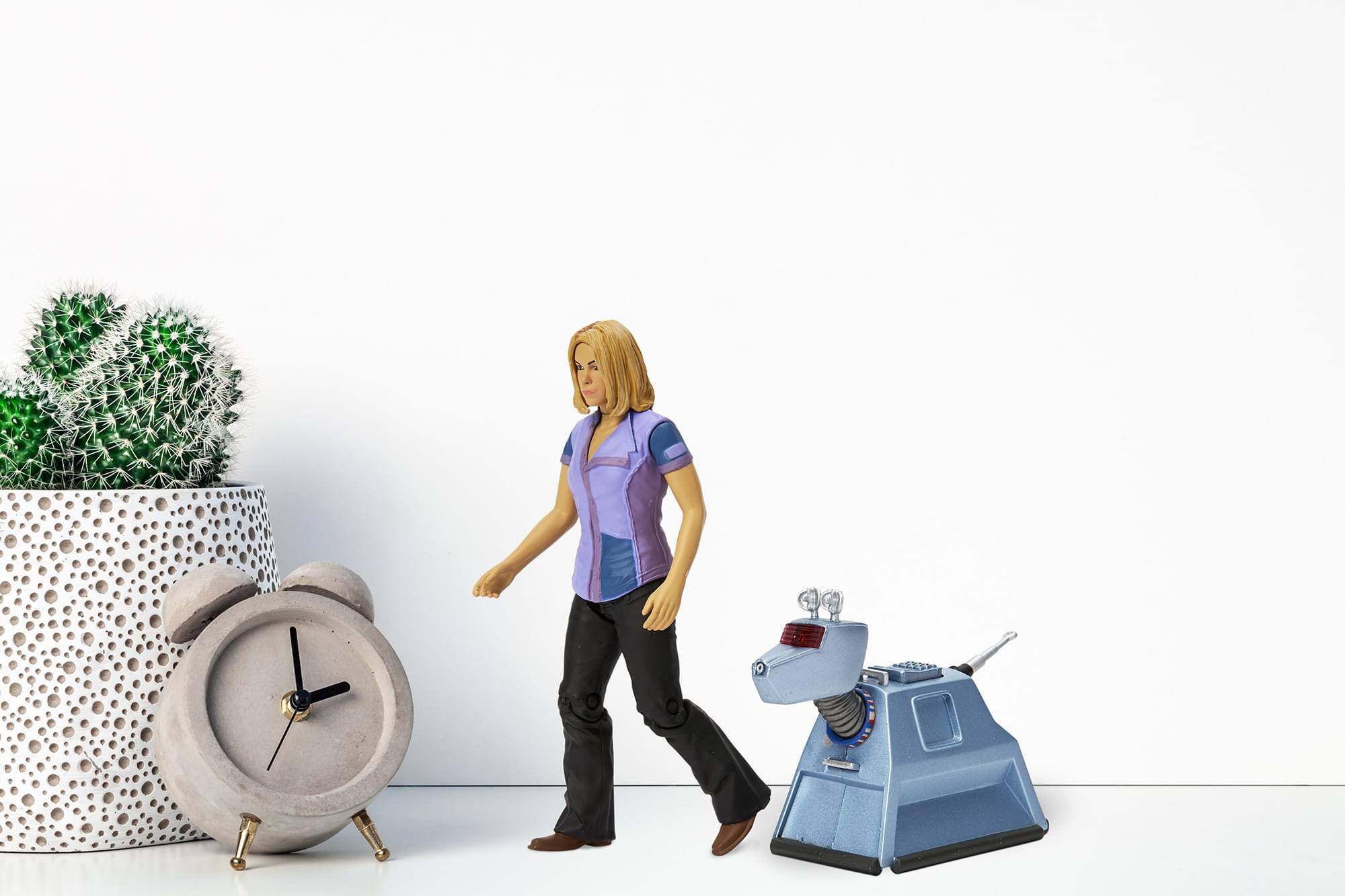 Alt View 3. Seven20 - Doctor Who 5" Action Figure - Rose Tyler with K-9 - Multi-Color.