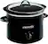 Angle. Crock-Pot - Crock-Pot 2-QT Round Manual Slow Cooker, Black - Black.