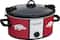 Crock-Pot® - Cook and Carry University of Arkansas 6-Qt. Slow Cooker - Maroon/White-Angle_Standard