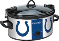 Angle Zoom. Crock-Pot - Cook and Carry Indianapolis Colts 6-Qt. Slow Cooker - Blue/White.