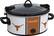 Angle. Crock-Pot - Cook and Carry University of Texas 6-Qt. Slow Cooker - White/Copper.