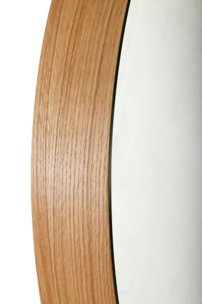 Alt View 1. Universal Expert - Universal Expert Remus Round Mirror, Oak.