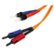 Alt View Standard 20. C2G - Multimode Duplex Fiber Optic Patch Cable - Orange.