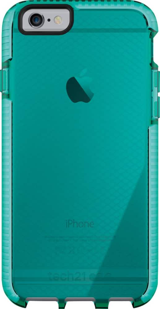 evo case for apple iphone 6 plus and 6s plus - aqua/white evo case for apple iphone 6 plus and 6s plus - aqua/white
