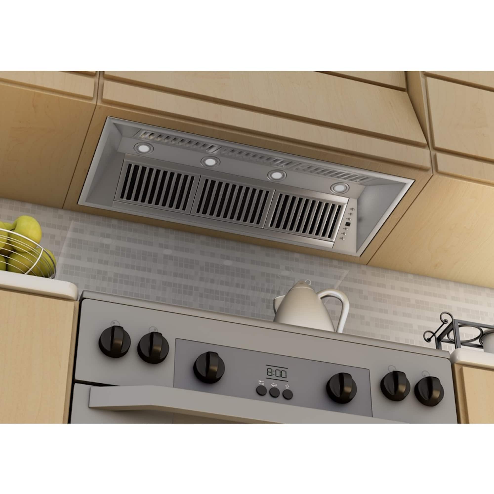Alt View 3. ZLINE - 46" Outdoor Range Hood Insert (721-304-46) - Stainless Steel.