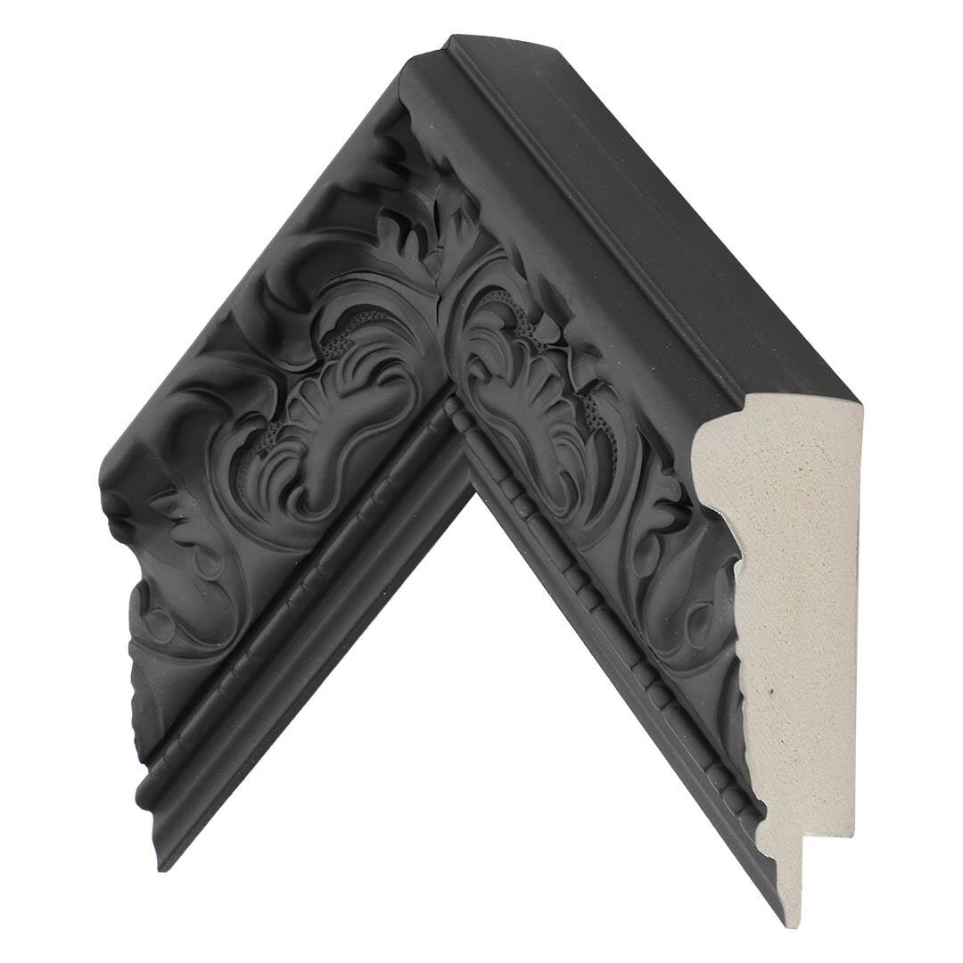 Alt View 14. Deco TV Frames - Premiere Bezel for Samsung the Frame TV - 32" - Tuscan Matte Black.